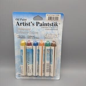 Richeson Shiva Oil Artist's Paintstik Iridescent Primary Colors Set of 6 New
